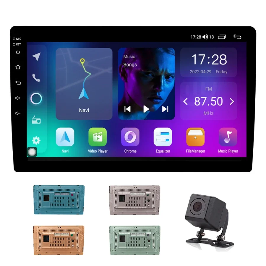 Wholesale 10inch Touch Screen Monitor Car Radio Universal Carplay Car Mp5 Player 1 Din Navigation Double Din Android Car Stereo