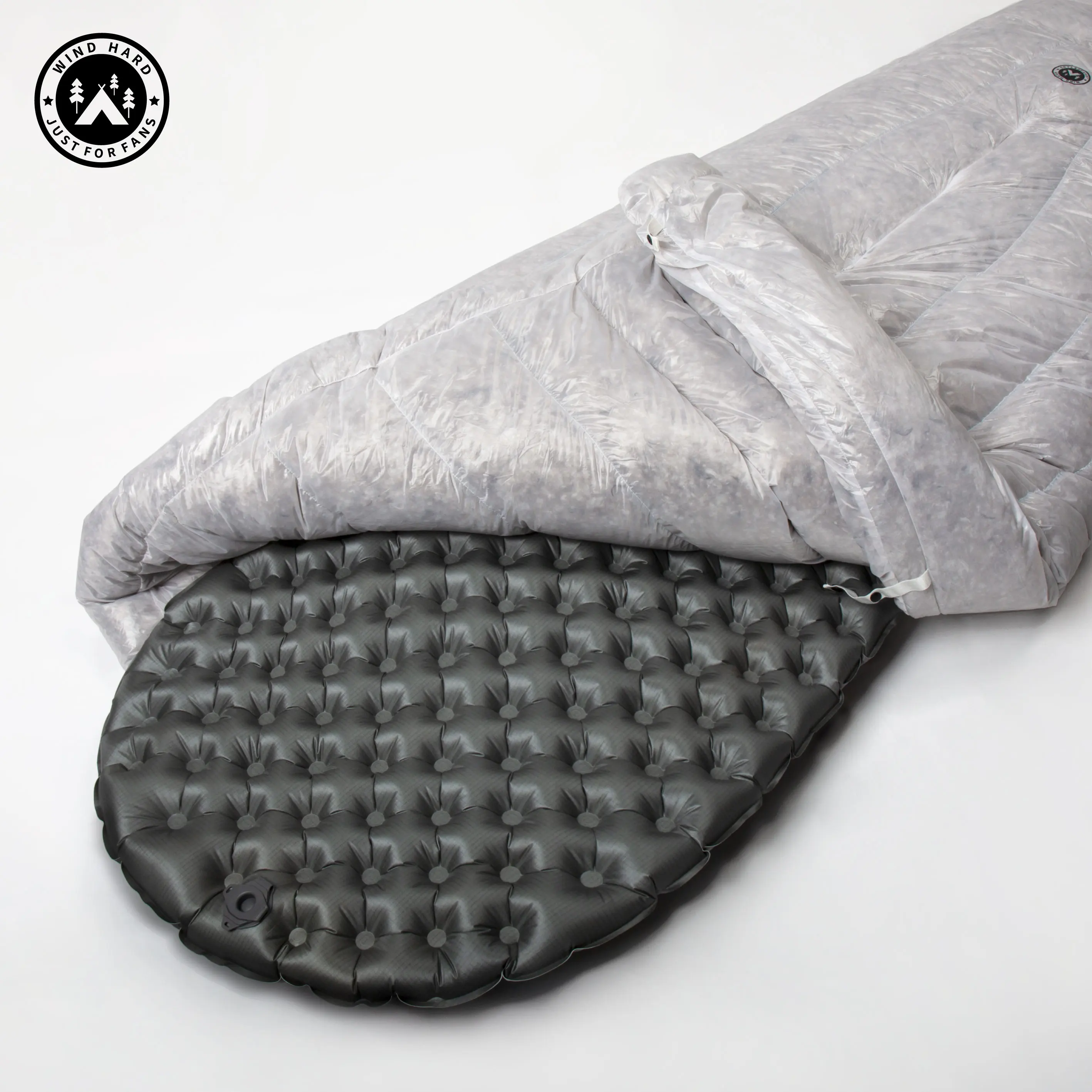 AEGISMAX Wind Hard Tiny Pro Wearable 800FP Goose Down Sleeping Bag Ultralight Camping Quilt Hammock