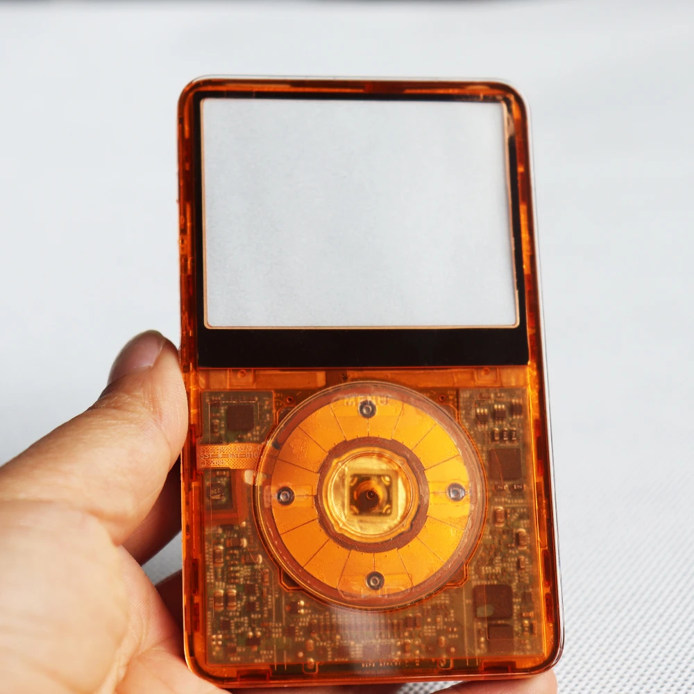 Transparente Frontplatte mit Mittelknopf für iPod Video 5. Generation 30GB 60GB 5.5. Generation 30GB 80GB Kunststoffgehäuse – Detail 21