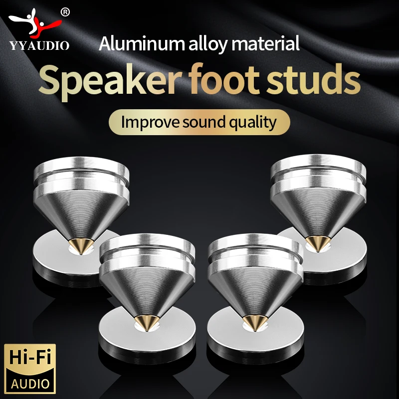 1Pcs/4Pcs Of Audio Stand Speaker Tip Vertical Foot Audio Speaker Repair Parts Rotary Stand Shock Absorber Nail And Pad Accessory