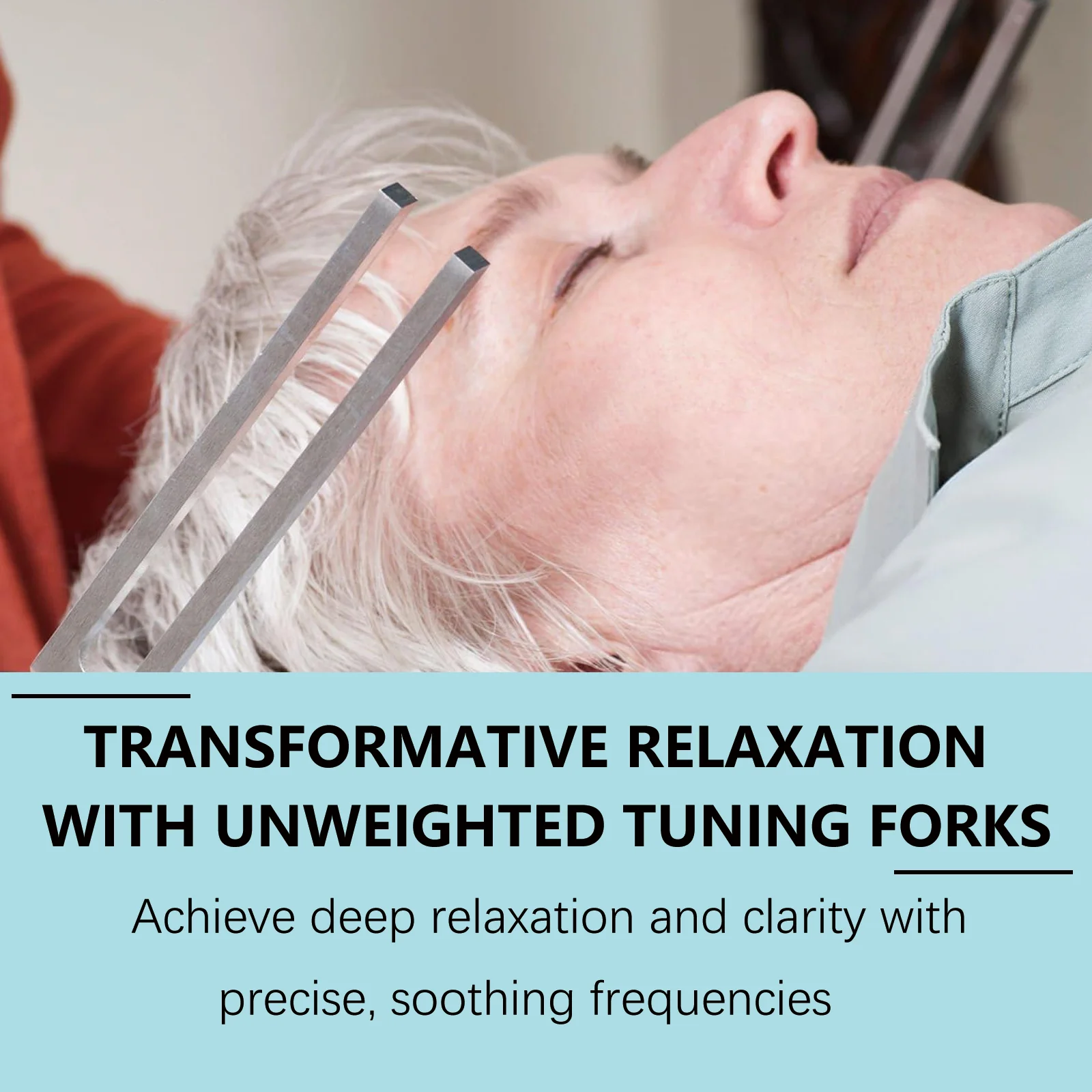 Miwayer 432 Hz Stimmgabel, Aluminiumlegierung, Heilung, Nerven/Sensorik/für perfekte Heilung, Musikinstrument, Stress