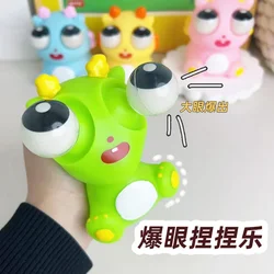 Dinosaur Squishes Toy Slow Rebound Squishes Toy Adorable Cartoon Dinosaur Toy with Popping Eyes for Stress Relief Fun for Kids