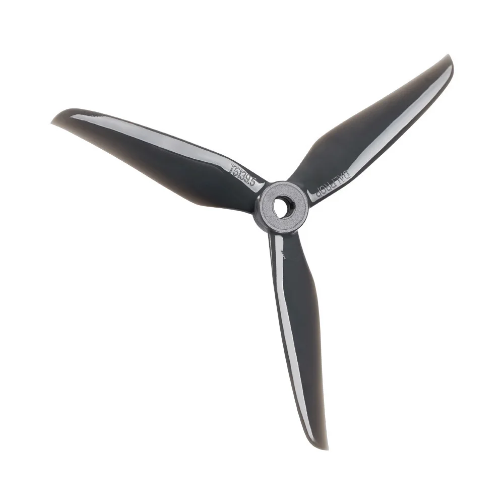 Dalprop T5139.5 FPV propeller blades 3 blades 5 inches, efficient impact resistance and easy control, 4 propellers without washi