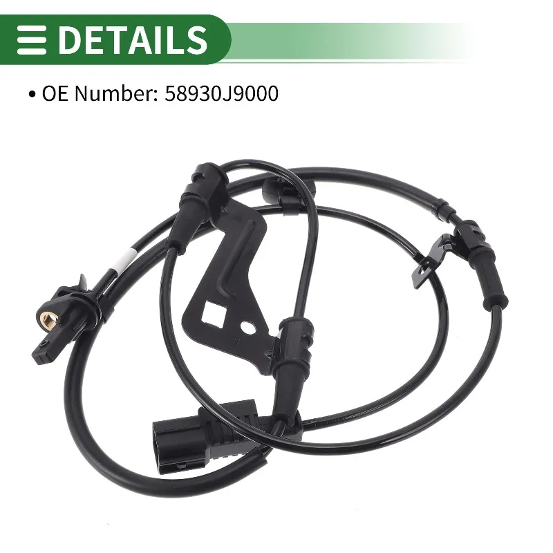 ABS Wheel Speed Sensor for Hyundai Kona 2018 2019 2020 2021 Front Left Driver Side 58930J9000 58930-J9000