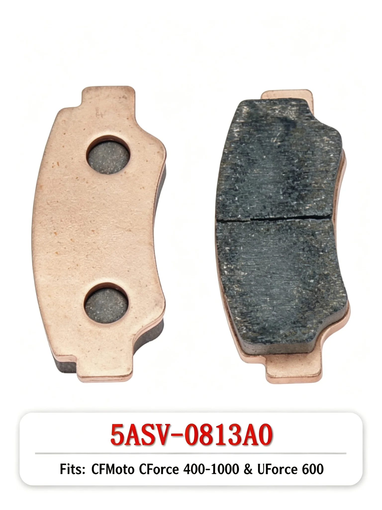 Gesinterte Hinterradbremsbeläge 5ASV-0813A0 für CFMoto CForce 450 1000 ATV-Teile – Detail 2