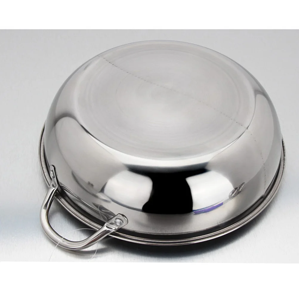 

30cm Premium Stainless Steel Hot Pot Cookware Dual Divider Glass Lid Induction Gas Stove Suitable Family Party Restaurant