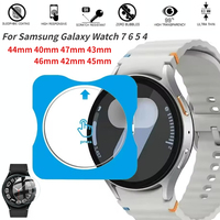 Tempered Glass Film For Samsung Galaxy Watch 7 6 5 4 44mm 40mm 5 pro 45mm/6 Classic 47mm 43mm One-Click Install Protective shell