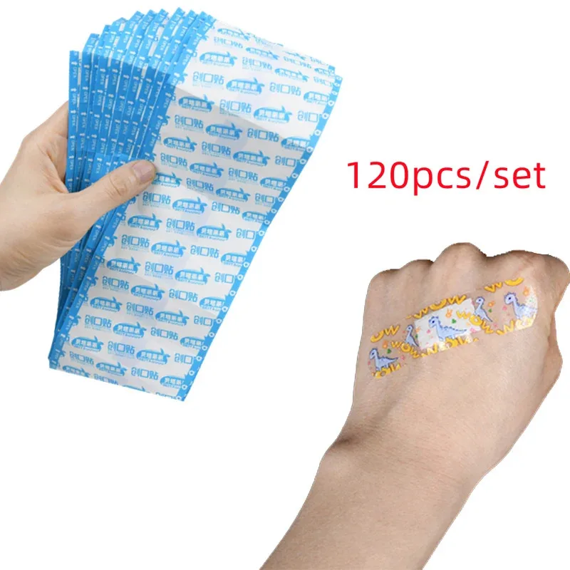 50-300pc Cartoon Animal Pattern Waterproof Hemostasis Kids Band Aid Stickers Adhesive Bandage Wound Strips Plasters for Children