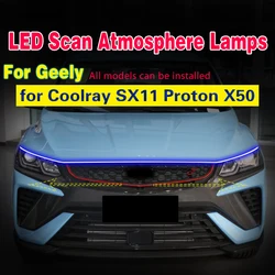 Daytime running light fog light For Geely Coolray SX11 Proton X50 DRL Headlights With Start Scan Waterproof Flexible Light Strip