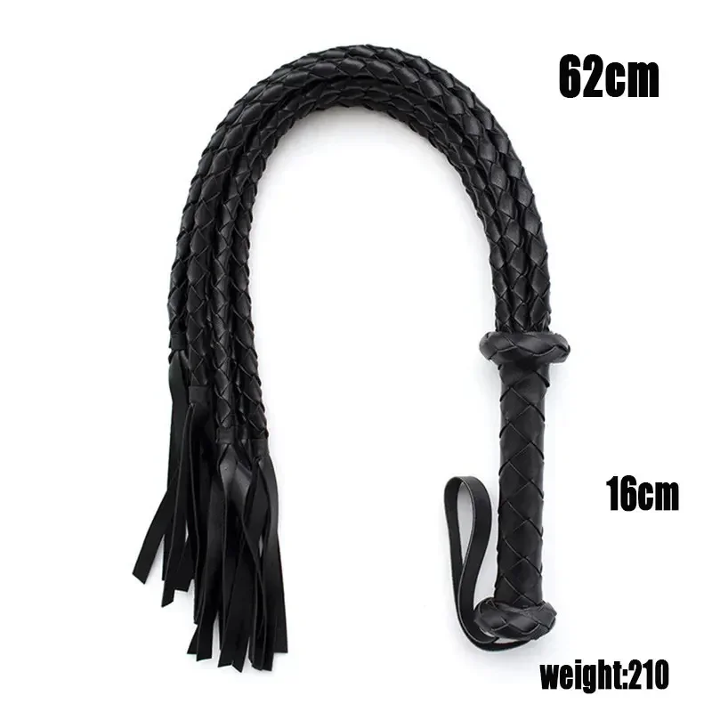 Chicote de couro sexual, Bondage BDSM, Fetiche Gay, Chicote de Caudas, Flogger adulto, Flirt brinquedos eróticos para casais, 78cm