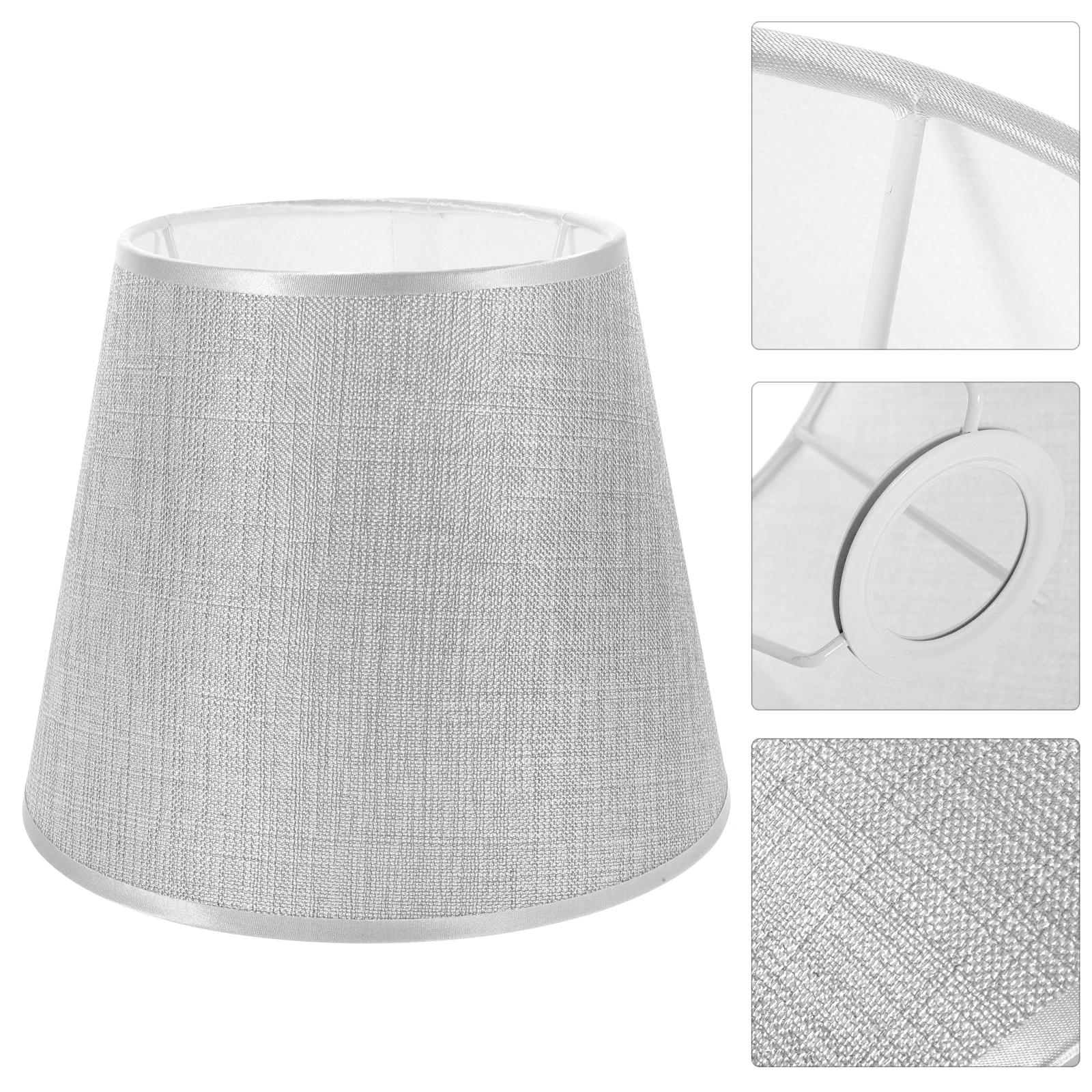 

Creative Cloth Lamp Shade Replacement For Table Floor Desk Lamp Cover Detachable Dustproof Light Shade Cover Sturdy Metal