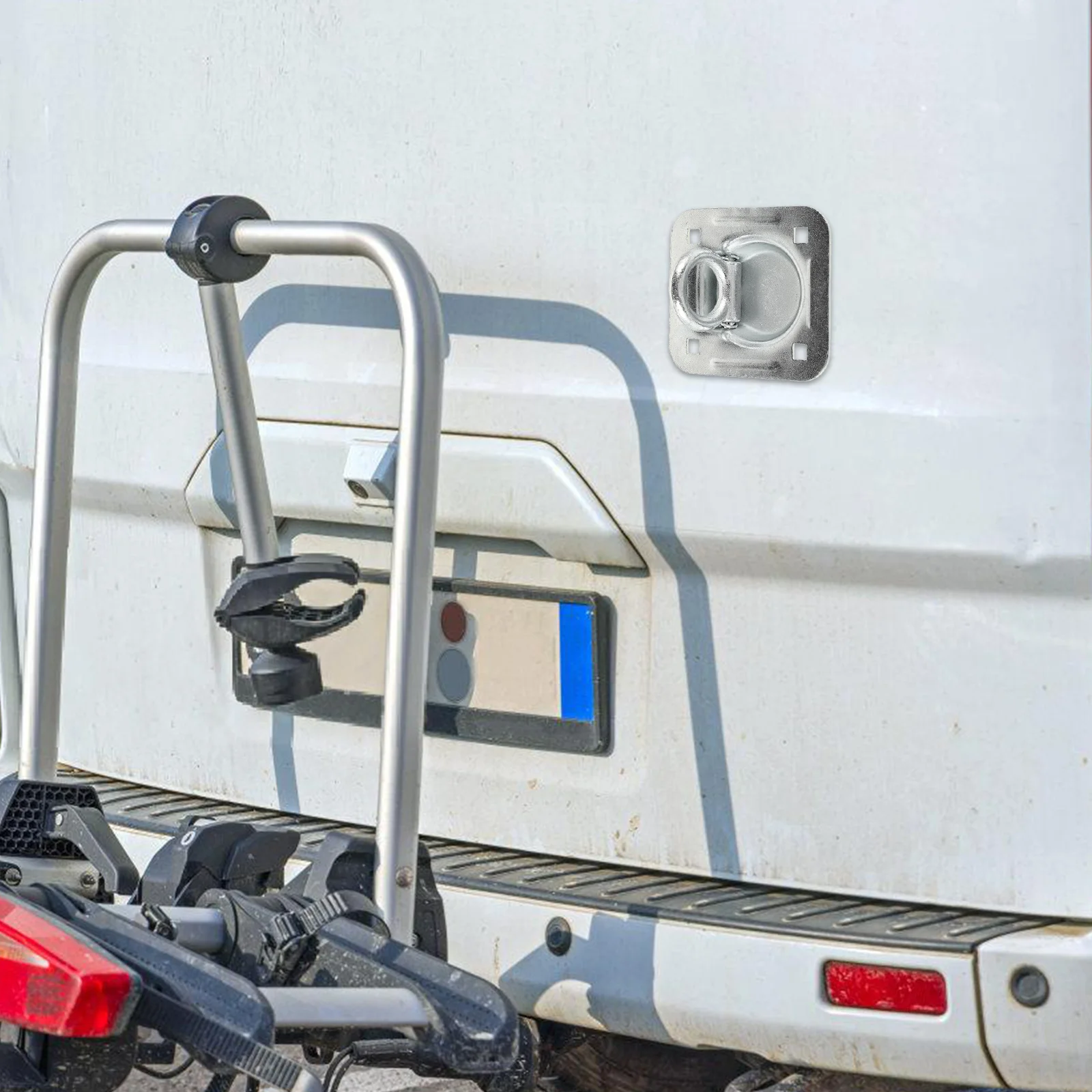 

Trailer Tie Down Anchor Galvanized Flush Mount Handle Heavy Duty Boat Ring Hatch Pull Cargo Truck Floor Fastening System Durable