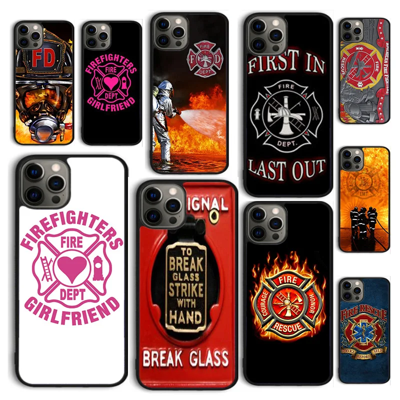 

Autumu Firefighter Fireman Logo Symbol Phone Case Cover for iPhone 16 15 12 mini 11 13 14 Pro Max SE 2020 6S 7 8 Plus Coque