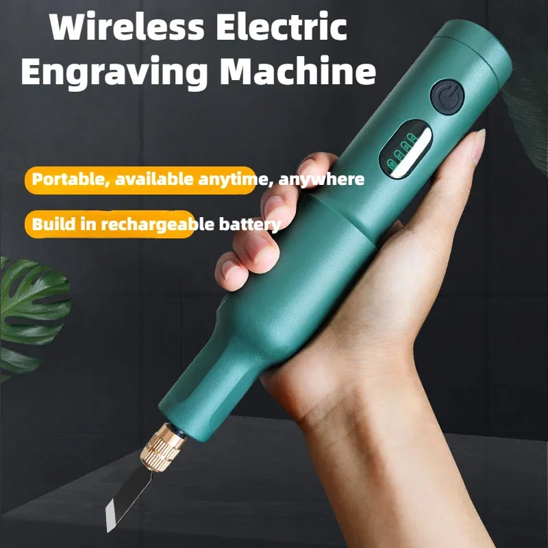 

Electric Grinder Machine Small Portable Engraving Machine Rechargeable 40W Chisel Knife Carpenter Special Hand Tools