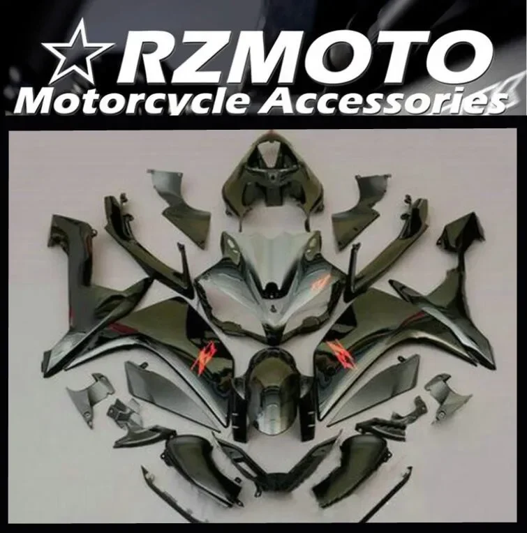 

4Gifts New ABS Motorcycle Whole Fairings Kit Fit for YAMAHA YZF - R1 2007 2008 07 08 Bodywork Set Black