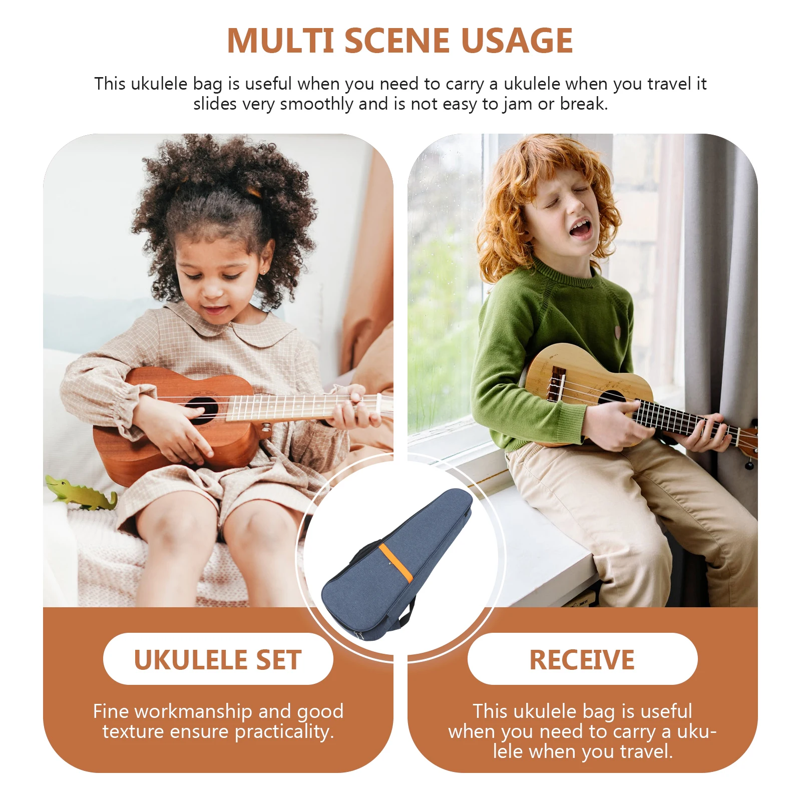 

Ukulele Bag Inch Thickened Padding Portable Ukulele Carrier Bag Concert Case Storage Gig Pouch Outdoor Carry Bags Accessories