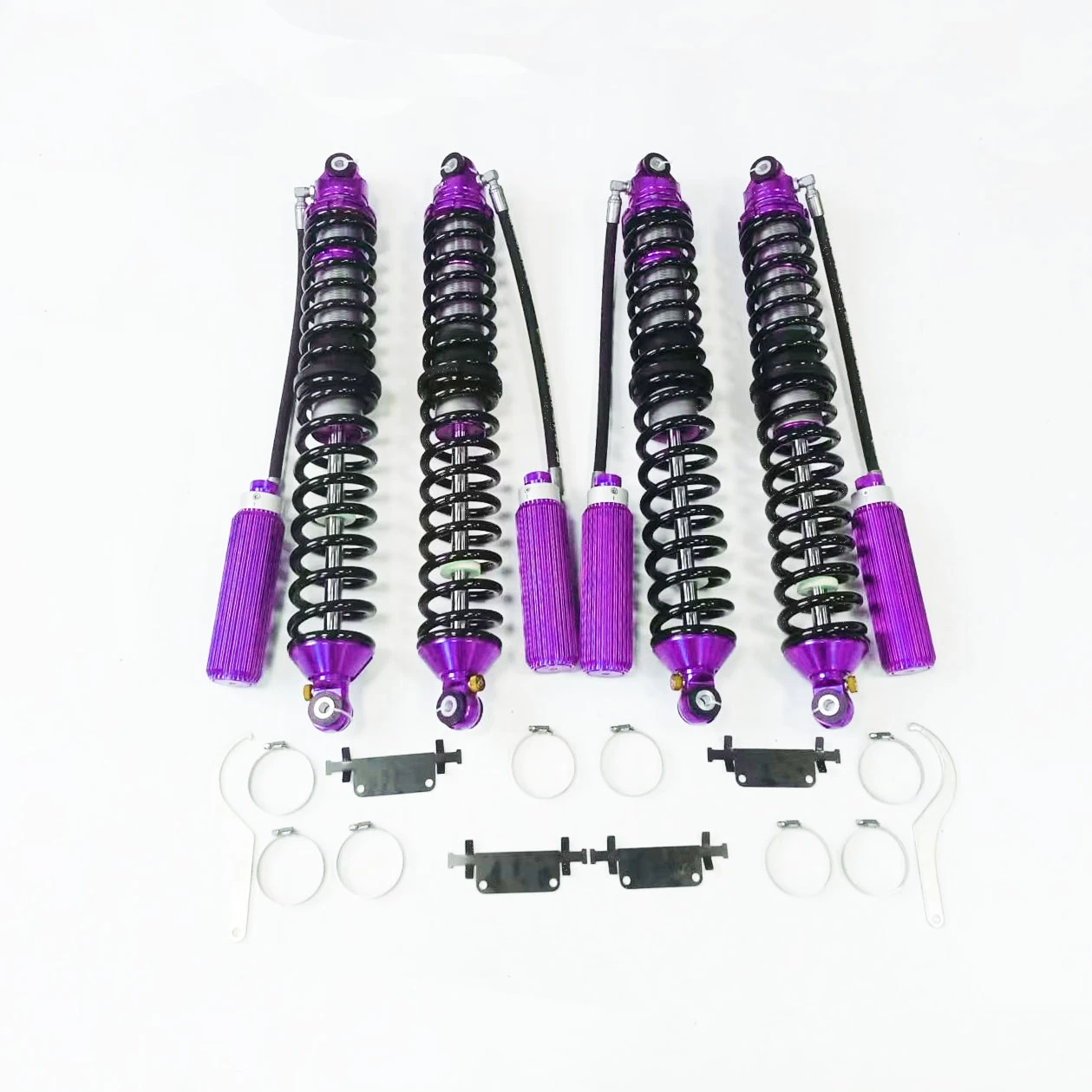 New 10/12/14/16/18/20/22/24/26/28 Inch Suspension Coilover Adjustable Shock Absorber for Jeep Front and Rear Position