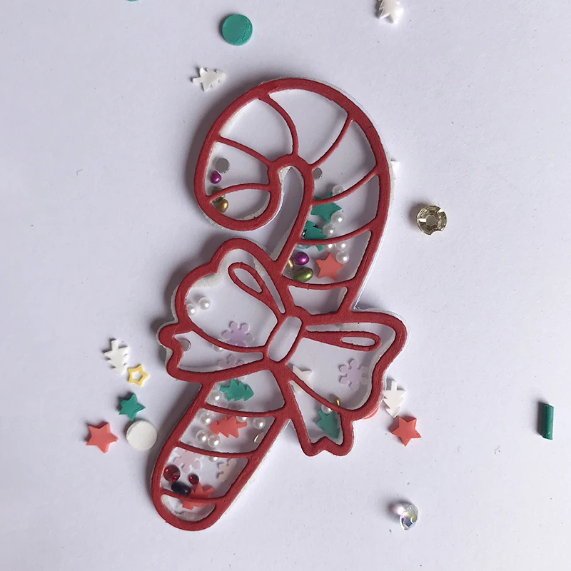 Merry Christmas Candy Shaker Metal cutting tool mold Cutting mold Scrapbook Time of death