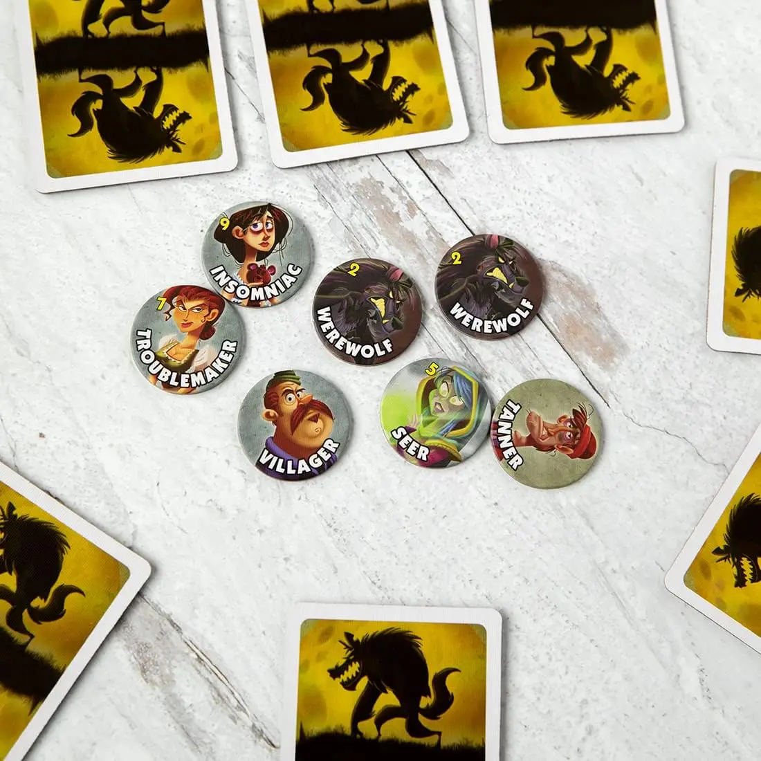 One Night Ultimate Werewolf - a fun party game suitable for children and adults | Participate in social inference | Fast paced g