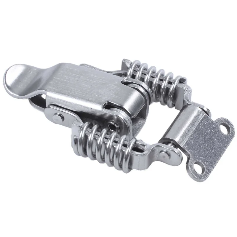 8X Toolbox Draw Compression Spring Toggle Latch Catch Clamp Silver-AT30