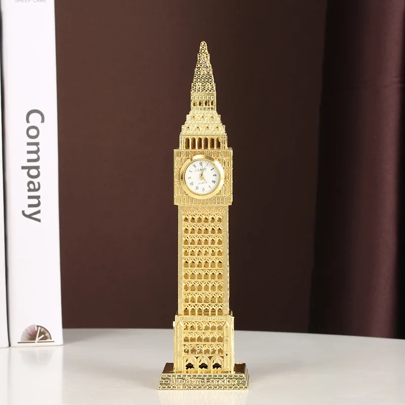 3D Metal Famous Landmark Building Model Antique London Big Ben