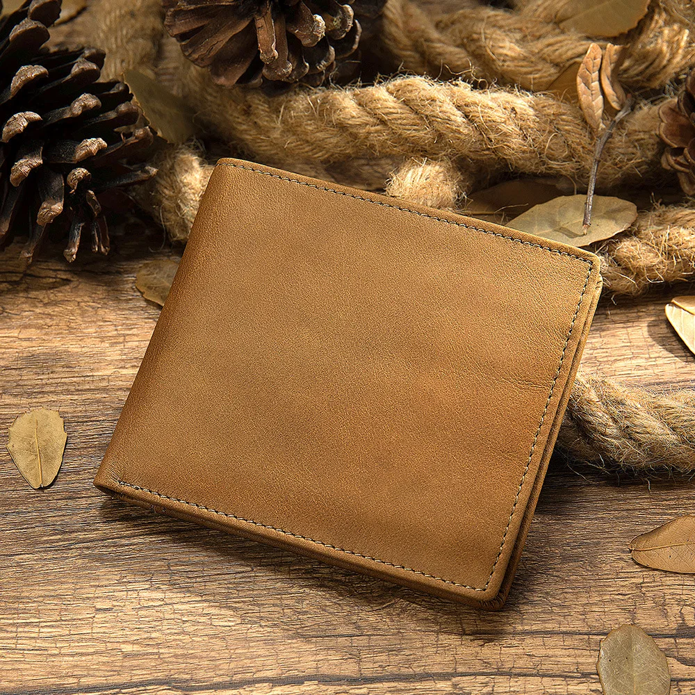 vintage-men's-leather-wallet-short-bifold-money-clip-card-holder-genuine-cowhide-slim-design