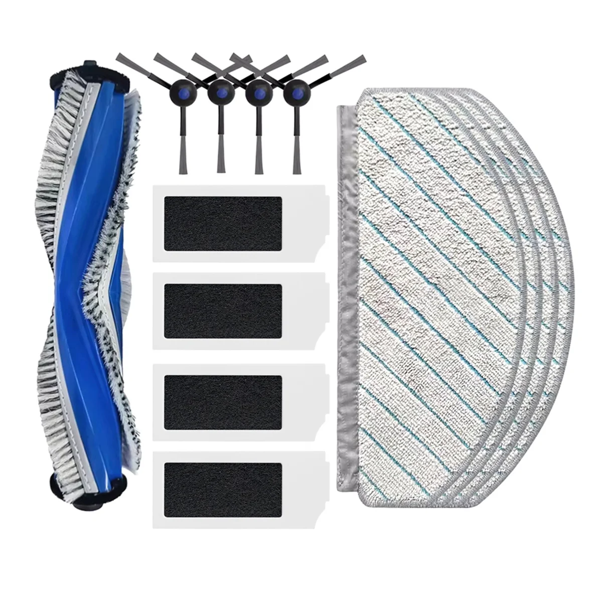 ABKR Per Ecovacs Deebot N20 / N20 Plus / N20 Pro Plus Sostituzione Spazzola Laterale Principale Filtro HEPA Mop Pad Pezzi di Ricambio Accessorio