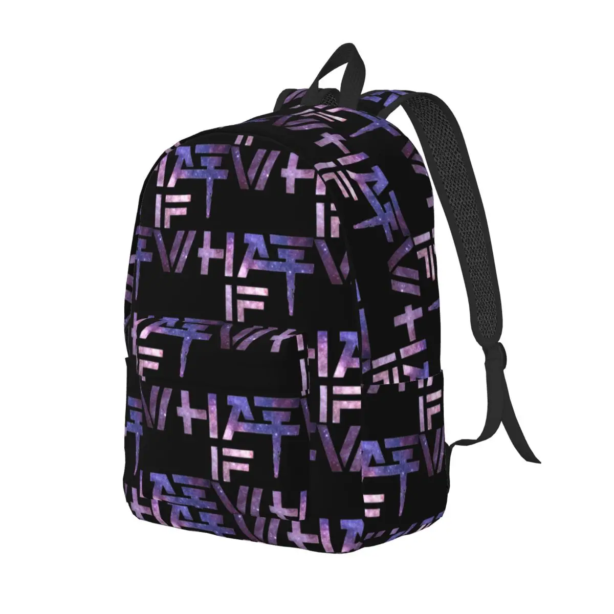 What If Tokio Hotel Backpack for Men Women Casual High School Hiking Daypack Rock Music Laptop Computer Canvas Bags Outdoor