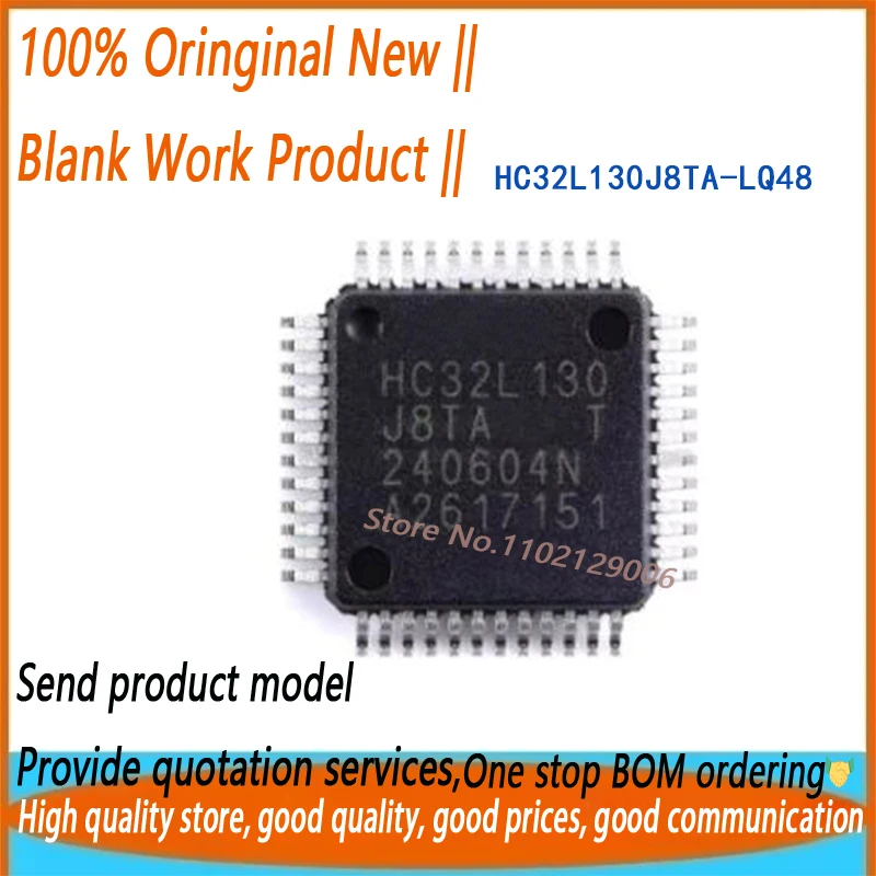 10pcs 100% Original HC32L130J8TA LQFP48 HC32L130J8TA-LQ48 HC32L130 Brand New Genuine Ic