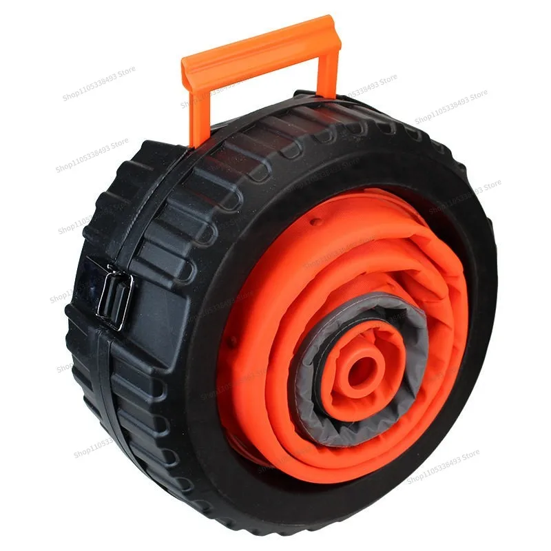 For Car Hardware Toolbox, Road Cone Warning Light Reflective Clothing, Tire Pressure Pen, Multi-functional Car on-board Set
