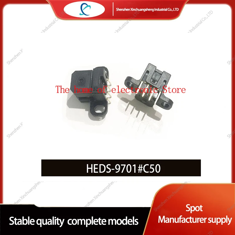 

2PCS HEDS-9701#C50 Encoder Sensor Photoelectric Sensor Optical Incremental Encoder Grating Encoding Heds9701-C50 HEDS-9701