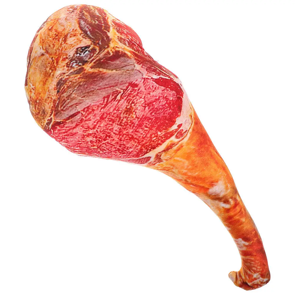 

Подушка в форме ветчины: мягкая, для объятий, для дивана, кровати, офиса, декоративная, имитация еды, для комфортного сна, 3D-поддержка тела