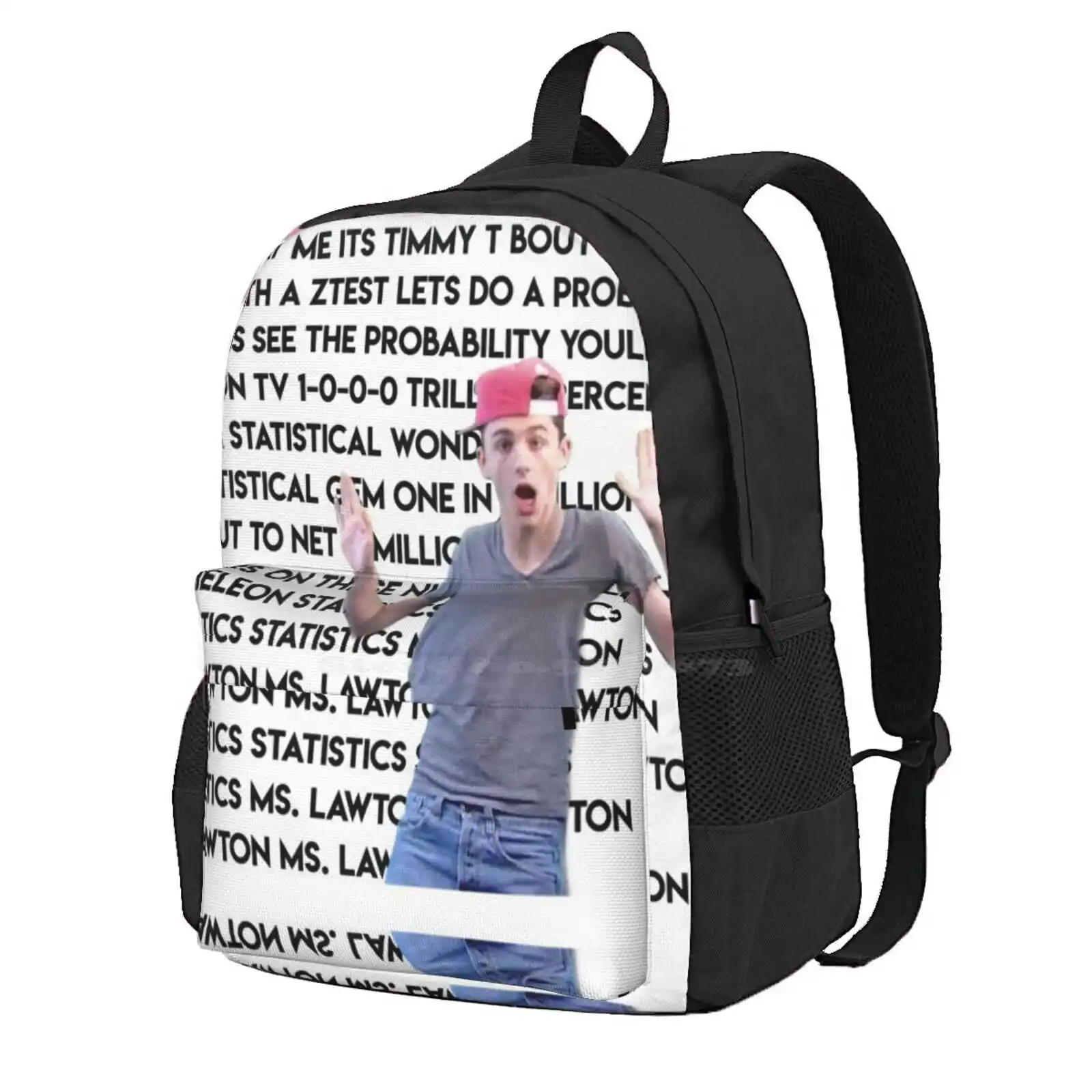 Timothée Chalamet Statistics Hot Sale Schoolbag Backpack Fashion Bags Timothee Chalamet Timothy Chalamet Timothée Chalamet