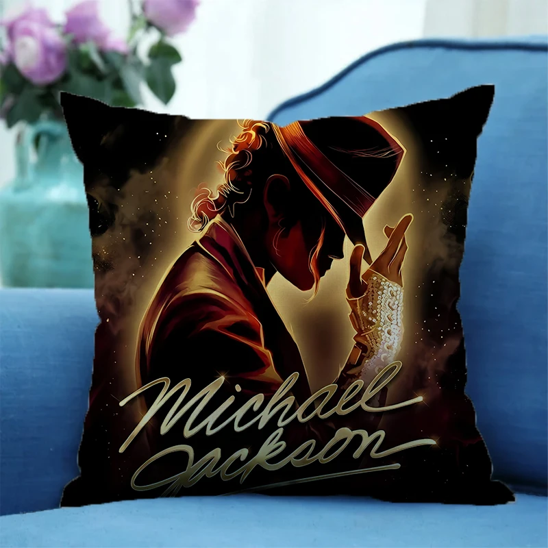Michael Jackson Pillowcases Cartoon Anime Kawaii Pillow Covers Cute Pillow Cases MEN Bedroom Room Home Decoration Birthday Gift
