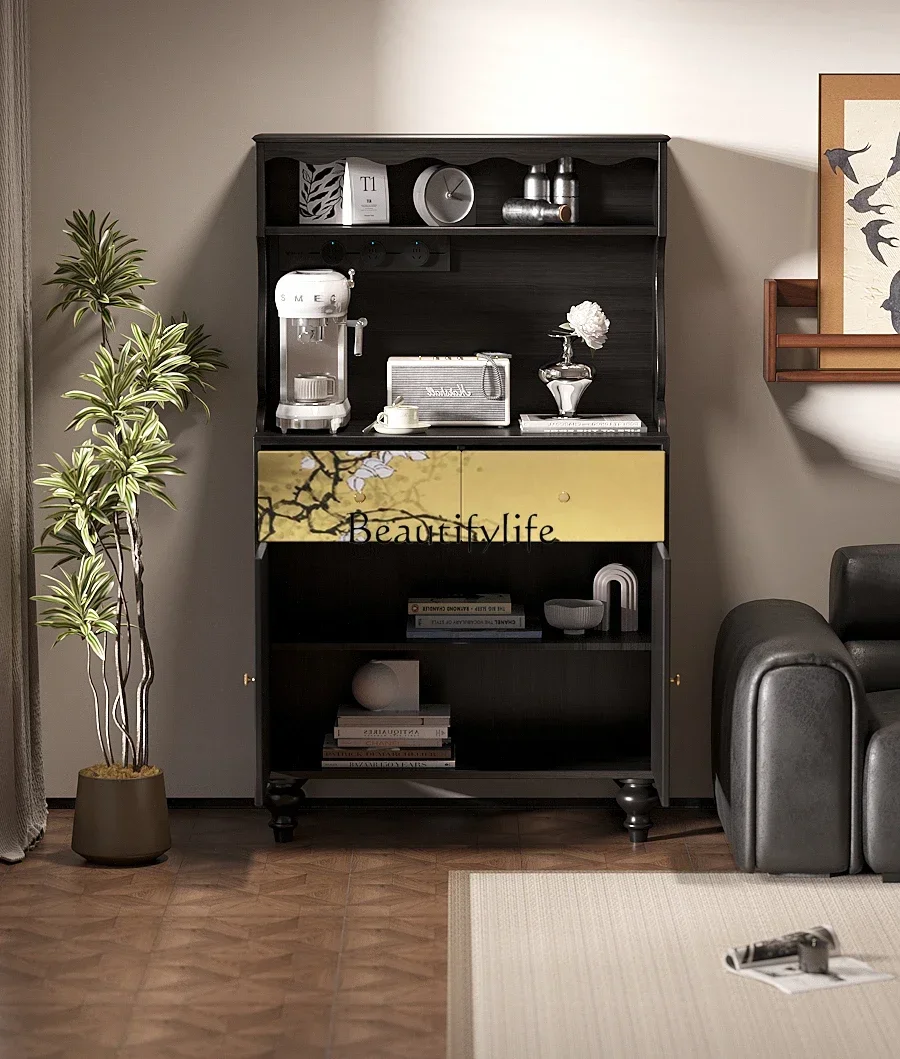 

ls 42French Chinese style dining side cabinet storage sofa side coffee cabinet