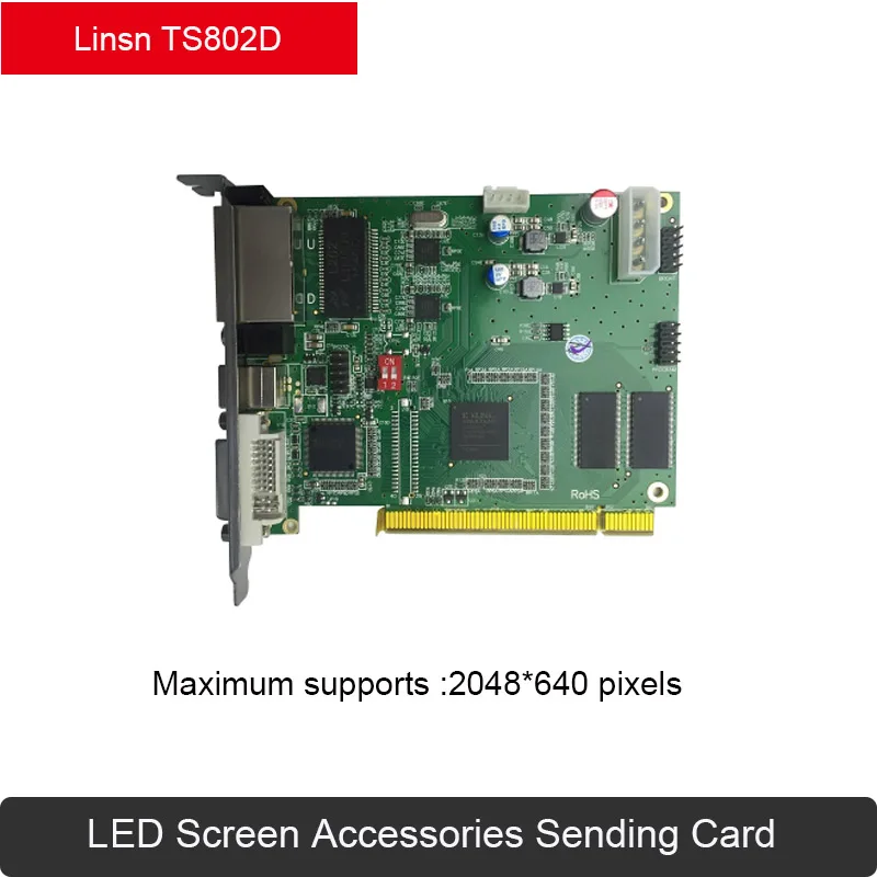 

Linsn TS802D Sending Card Synchronous Video LED Display Controller Work With Linsn RV908M32 ReceIving Card