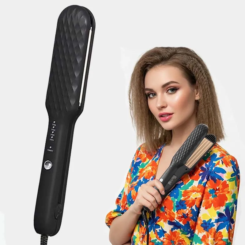 

Electric Splint Four Speed Temperature Controlled Straightener Electric Splint-Fluffy Corn Clip Perm Magic Pad Hair Roots