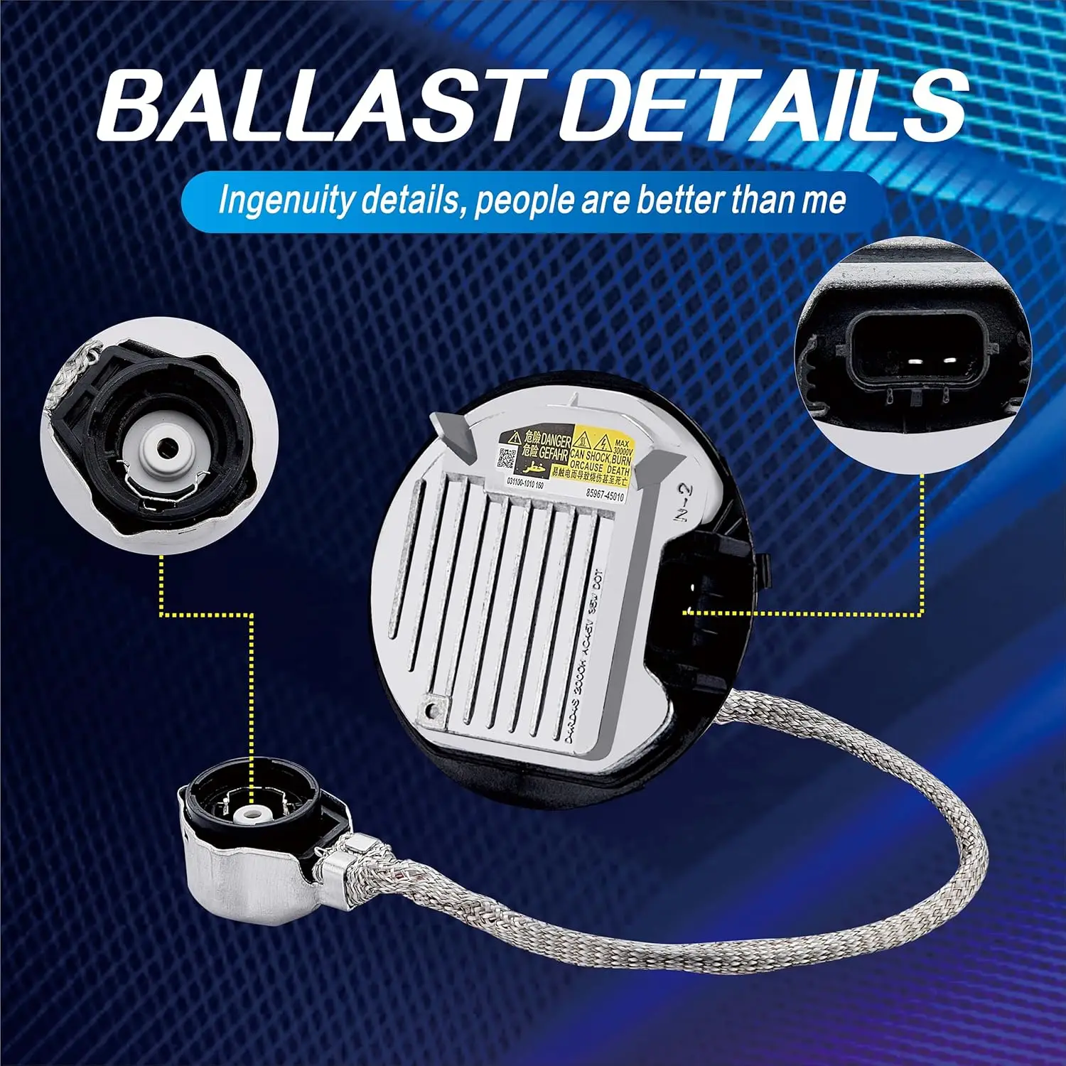 New Quality Car D4S HID Headlight Ballast Control Unit Module With Bulb 85967-08020 85967-45010 For Toyota Avensis Land Cruiser Venza Lexus IS250 IS350 RX350 LX570 LS460 Subaru Forester Legacy Car Accessories - view 4