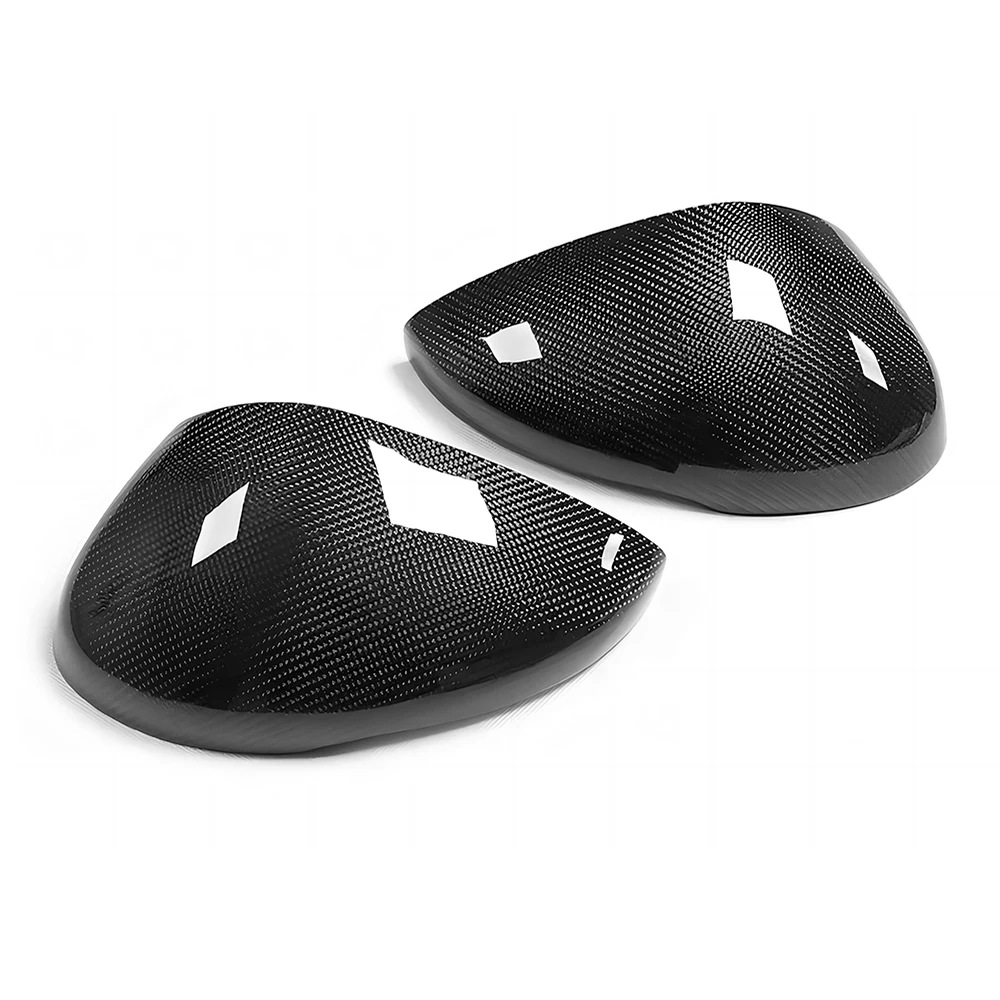 Replacement Rearview Side Mirror Covers Cap For 22-23 Honda Civic FE1 11th Gen OEM Style Carbon Fiber Casing Shell