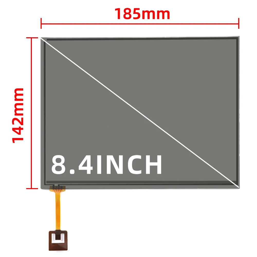 New Uconnect 3 8.4 Inch 4 Pin Touch Screen Glass Digitizer LAJ084T001A For Dodge Charger Dart Journey 2011-2018 Radio Navigation