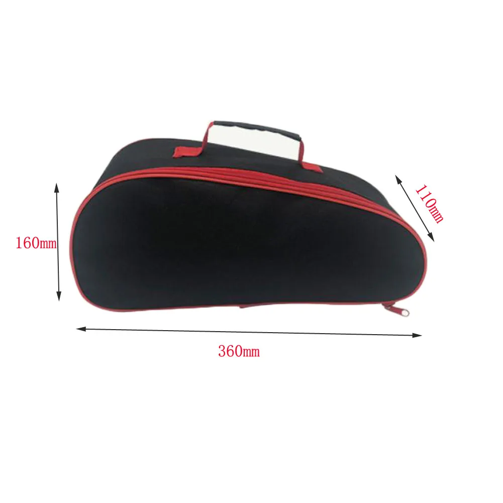 1PC Practical Storage Pouch for Vacuum Cleaner Tools Chain Closure Polyester PVC Bag 360x110x160mm with Top Carry Handle