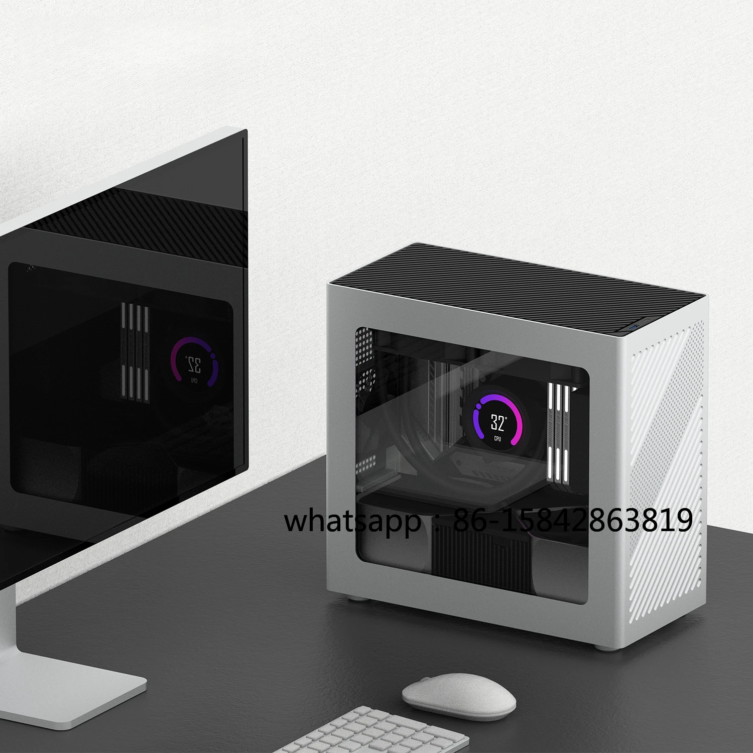 Z18 Side Transparent Version, Aluminum Alloy Integrated Molding Shell Is Directly Inserted Into The Water-cooled Computer