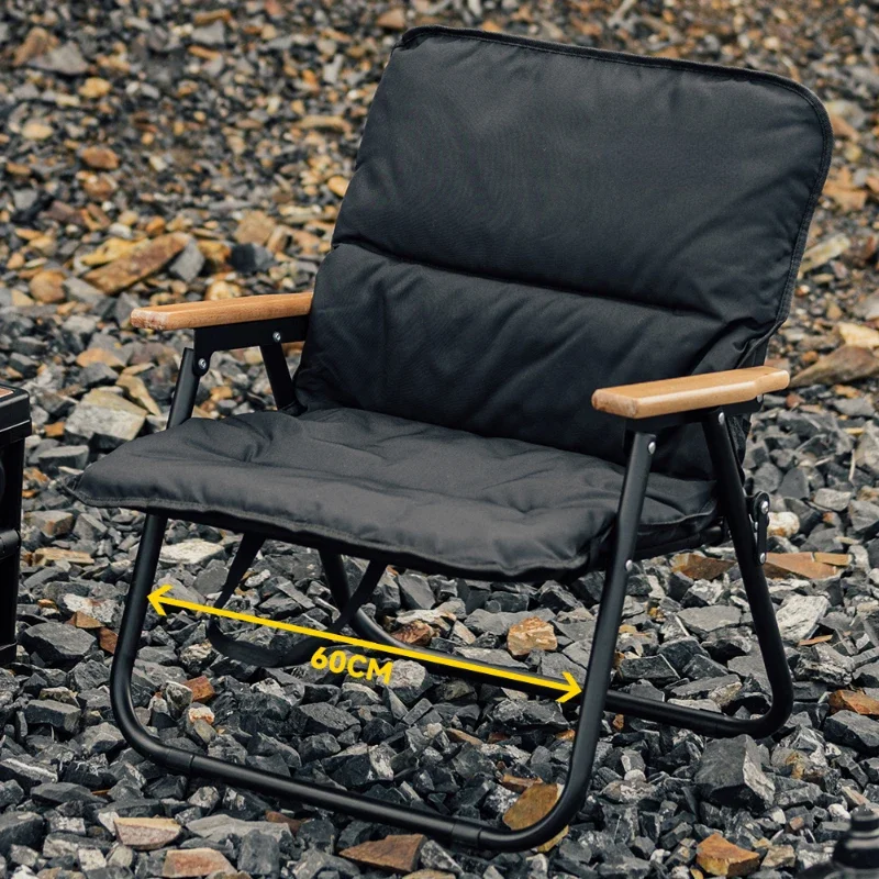 Outdoor Folding Fishing Chair Camping and Picnicking Chairs Setting Up Stalls Picnics Foldable Comfortable Beach Chairs