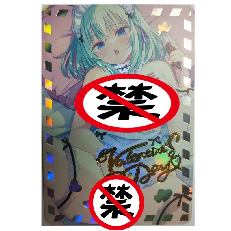 

1pcs/set DIY Anime Goddess Cards Valentine's Day Memorial Card Series ACG Sexy Kawaii Toy Gift Game Comic Collection Cards