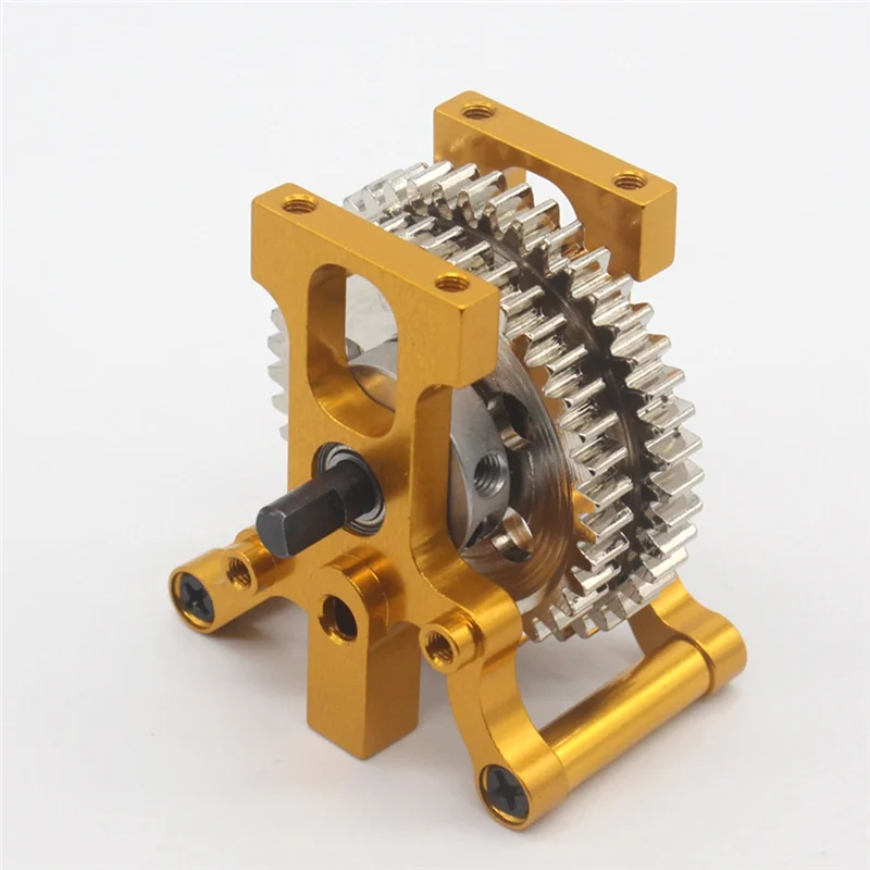 【Rangkaian Terakhir!】untuk HSP 02076 02040 02041 Roda Gigi Logam Transmisi Dua Kecepatan Lengkap untuk Model RC 1/10 Mobil Ikan Terbang 94122 9410