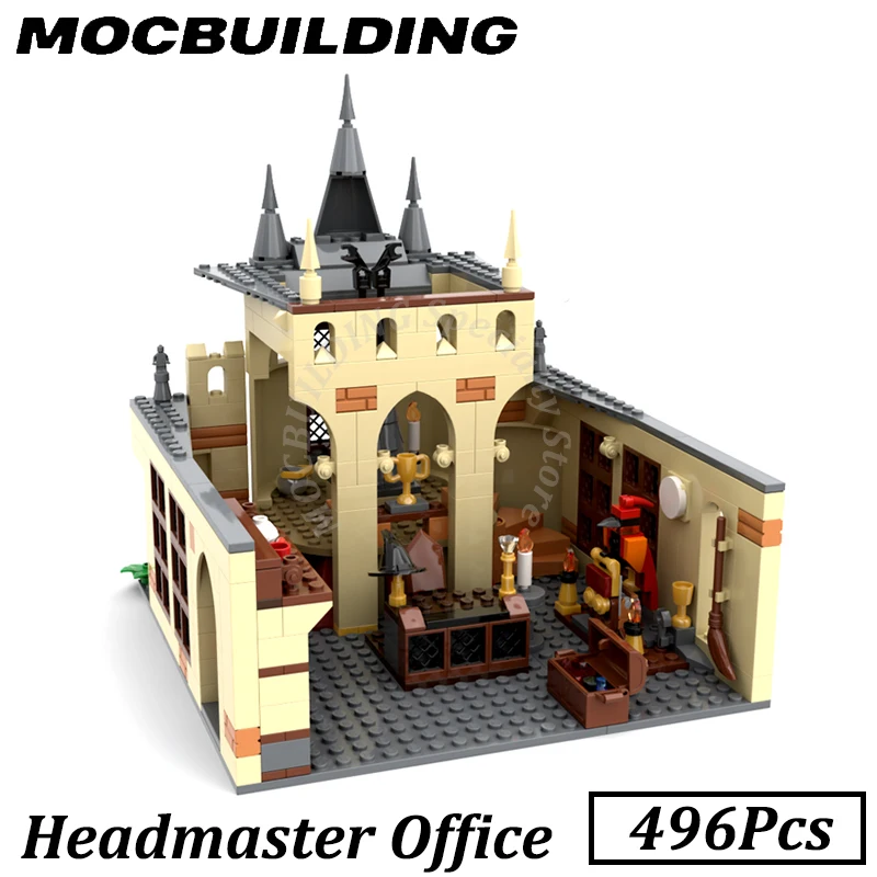 

Headmaster Office Wizard Diorama MOC Building Blocks Bricks DIY Construction Toys Birthday Gifts Christmas Present