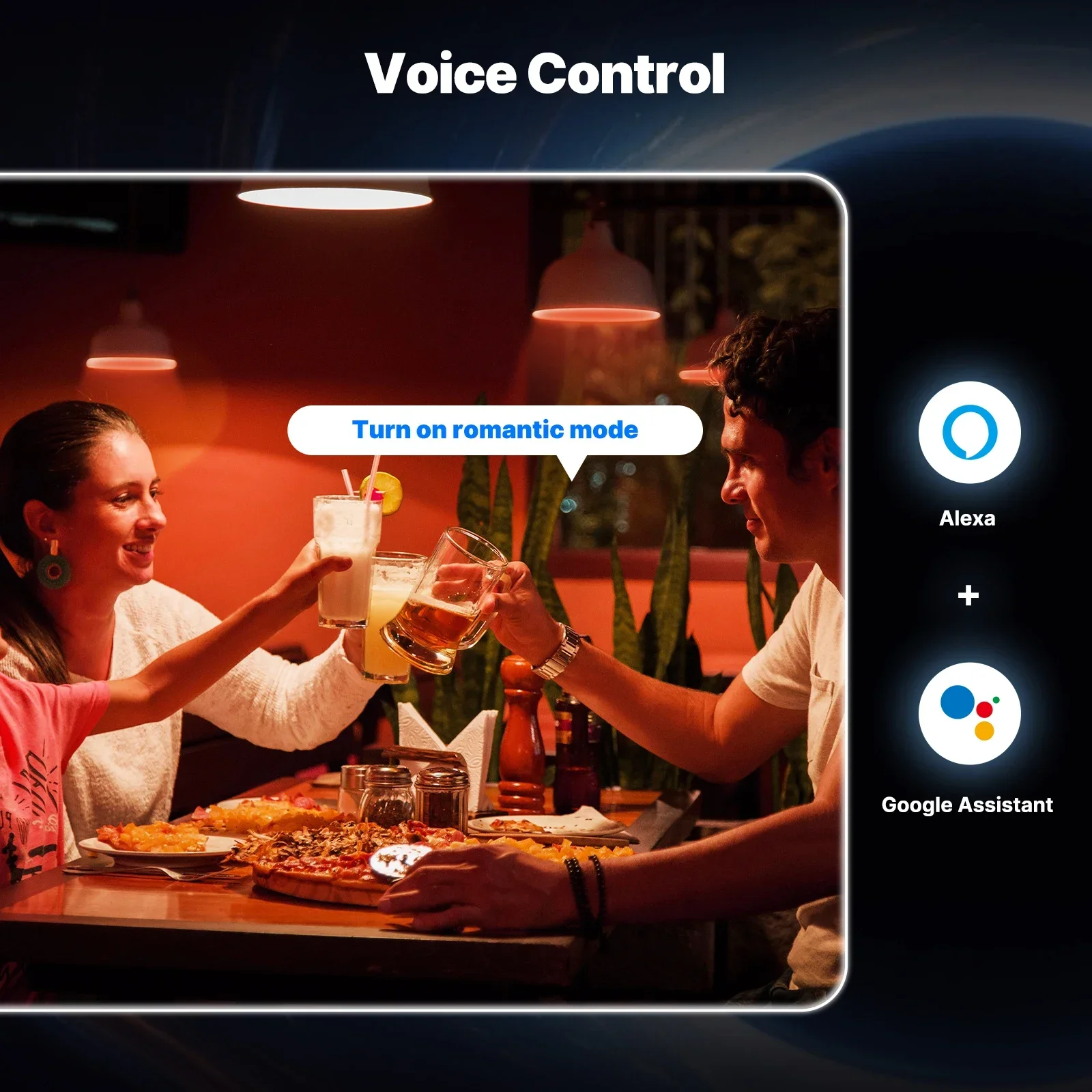 MOES Tuya WiFi/Zigbee/Matter Smart ST64 LED Bulb Biological Rhythm RGB Colors Music Scene Mode Smart Linkage Wireless Control