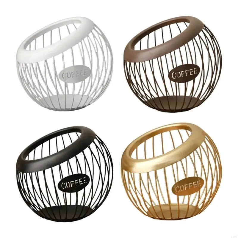 

E28F Практическая прочная прочная кофе для хранения корзины Открытие дизайны домашнего украшения для аккуратного расположения