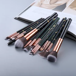 KOSMETYKI 5-15Pcs pennelli per trucco Set di strumenti polvere cosmetica ombretto fondotinta Blush Blending Beauty Make Up Brush Maquiagem