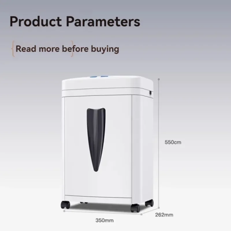 

Small 2930W Paper Machine Office File Shredder 2930W Commercial Large Motor Card Broken Disc